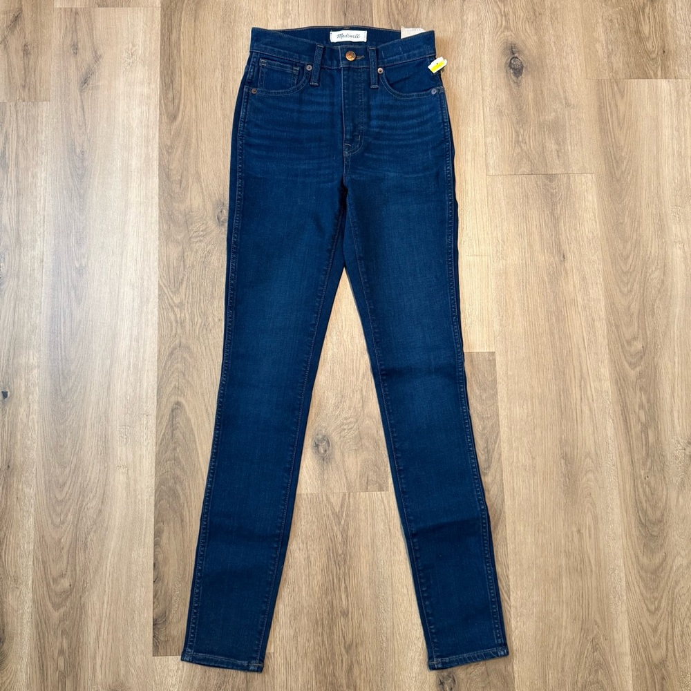 NWT Madewell 10” High Rise Skinny Blue Jeans in Size 23T